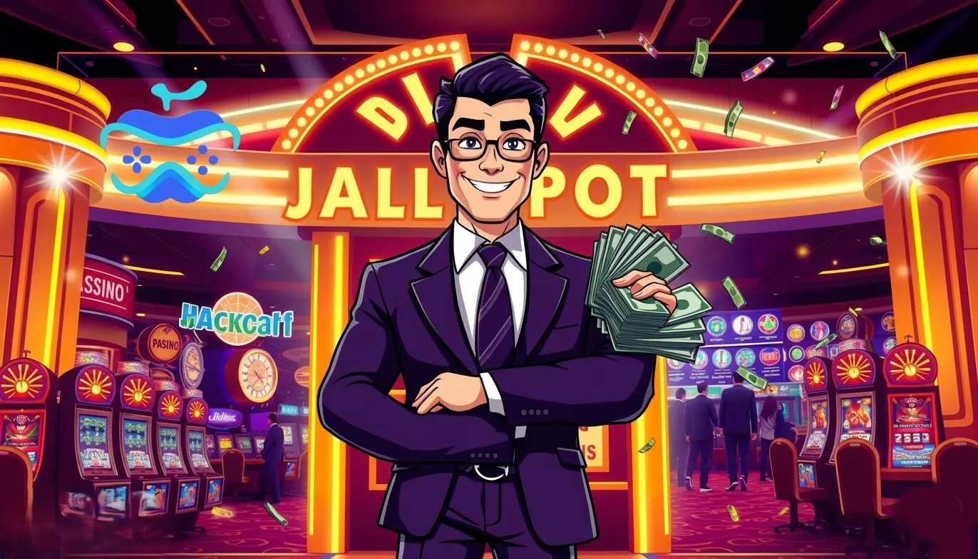 Casino Portugal atmosphere with golden dice, chip stacks and dramatic spotlight lighting